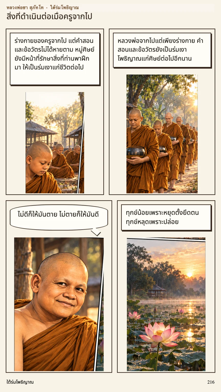 หลวงพ่อชา สุภัทโท หน้า 216