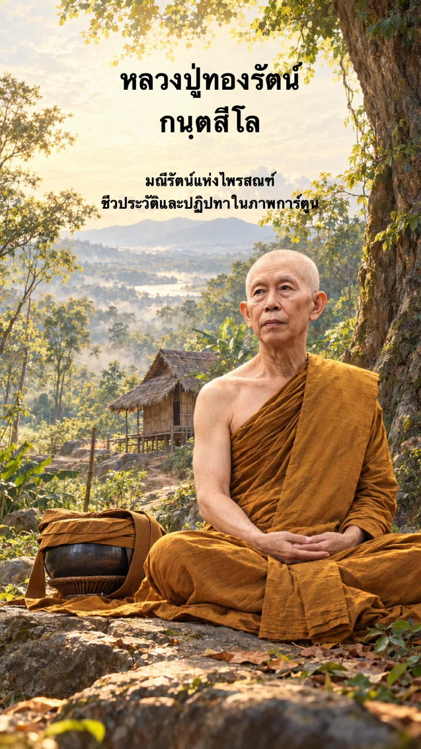 ปกเรื่อง หลวงปู่ทองรัตน์ กนฺตสีโล