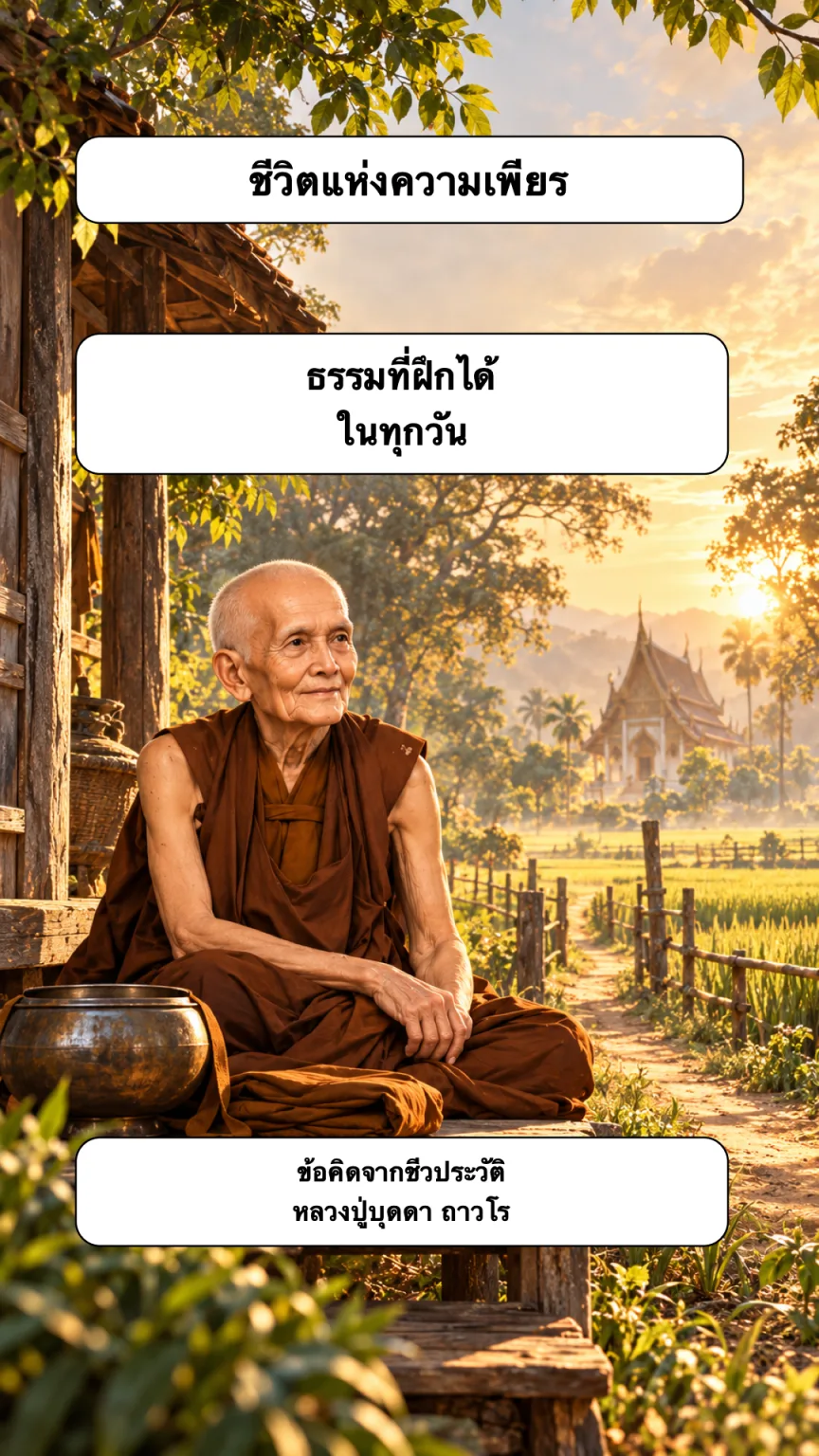หลวงปู่บุดดา ถาวโร ปกหลัง
