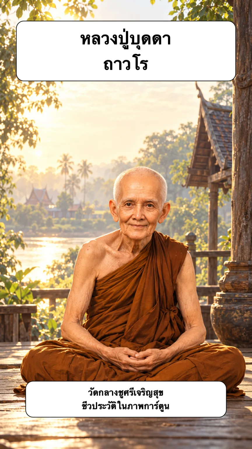 ปกเรื่อง หลวงปู่บุดดา ถาวโร