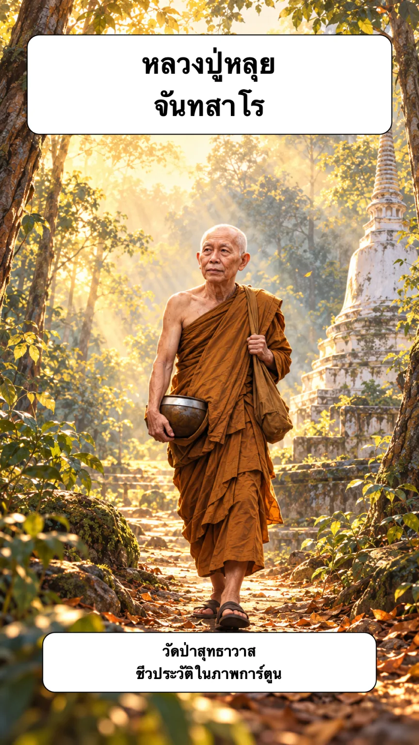 ปกเรื่อง หลวงปู่หลุย จันทสาโร
